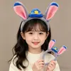 Faixa de Cabeça de Parque de Diversões Minnie Mickey Cão Chefe Acessórios de Cabelo Shirley Mei Lantejoulas Laço Festival Adereços de Cabeça Cartões de Cabelo
