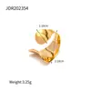 Anillo de Perla de Vidrio Jieding Acero de Titanio Joyería que no se decolora Accesorios de Acero Inoxidable 18K para Mujeres Anillos de Alta Gama Transfronterizos