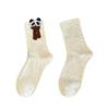 Calcetines de alto valor primavera y verano divertidos lindos calcetines colegiales japoneses calcetines para mujer de punto de dibujos animados absorbentes de sudor