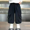 Ropa de Otoño para Niños Pantalones 2026 Nuevo Estilo Calle Fresco Moderno Pantalones Cargo para Niños Pequeños Estilo Coreano Pantalones Casuales de Primavera y Otoño para Niños