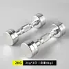 Venta directa de fábrica mancuernas pequeñas galvanizadas 1-10 KG equipo de fitness casero para hombres para entrenamiento de músculos de brazos y pecho, un par de mancuernas
