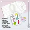 Novo Porta-Cartões de Desenho Animado Porta-Cartão de Identidade de Estudante Cartão do Campus Porta-Cartão de Refeição Tampa Deslizante Transparente Porta-Cartão de Identidade Masculino e Feminino Capa Protetora