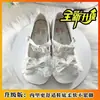 Zapatos Mary Jane estilo universitario japonés para mujer, nuevo modelo 2026, lazo de encaje, hebilla única, punta redonda, tacón bajo, zapatos de mujer estilo dulce