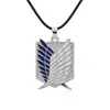 Collar con Colgante Ala de la Libertad Transfronteriza Joyería al por Mayor Animación Alrededor del Logo del Cuerpo de Investigación de Attack on Titan