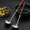 Acero Inoxidable 304 Hogareño Corazón de Nogal Forma de Corazón Cuchara para Sopa Colador Cuchara para Papilla Cabeza de Champiñón Olla de Cocina Pala Suministros de Cocina
