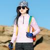 Camuflagem Roupas de Secagem Rápida Feminina Nova Gola Alta Manga Longa Camiseta Esportes ao Ar Livre Ciclismo Corrida Caminhada Montanhismo Top de Secagem Rápida