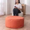 Asiento Cojín Futón de Algodón y Lino para Persona Perezosa Redondo Engrosado Suelo Tatami Taburete Pequeño Sala de Estar Estilo Japonés Esterilla