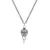 Collar con colgante de calavera de cuervo, estilo gótico punk transfronterizo europeo y americano, cadena de clavícula de viento frío para mujer, regalo de Halloween