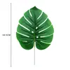 Hojas Simuladas Grandes Estilo Escandinavo, Hojas de Monstera, Hojas de Girasol, Hojas de Canna, Hojas de Platanillo de Viajero, Hojas de Ficus