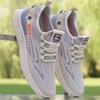 Zapatos Casuales Ligeros de Malla Transpirable sin Cordones para Verano con Suelas Elásticas Suaves, Tenis de Malla Única, Zapatos de Viaje, Antideslizantes y Ligeros
