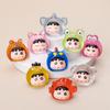 Color transparente animal pequeño nuevo diy accesorios de joyería llavero colgante resina muñeca pequeña adornos para coche adorable bolsa sorpresa