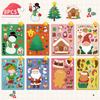 Adesivos criativos de Natal decoração de conta de mão adesivos personalizados brinquedos infantis presente de feriado decoração casa de Natal