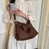 Bolsa de Ombro Retro de Grande Capacidade Feminina 2026 Nova Outono Casual Bolsa Transversal Estilo Coreano Mais Vendida Bolsa de Ombro Único para o Dia a Dia