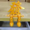 Letrero decorativo 3D para bodas con los caracteres "Fu, Lu, Xi, Cai" para la buena fortuna y la prosperidad, adorno de escritorio creativo, decoración de Año Nuevo