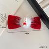 Horquilla con lazo de Año Nuevo para niña, bonita bola de pelo, pinza con borla roja, accesorios para el cabello de estilo chino