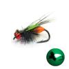 Mini Anzuelo de Pesca con Mosca Luya Gancho de Pelo de Insecto Biónico Mosca para Pesca con Mosca Micro Boca de Caballo Rayas Blancas Boca de Caballo Rove Señuelo de Dieta