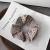 Accesorios Estilo Coreano 2025 Nuevo Scrunchie de Punto 100% Algodón Tela Lunares Goma para el Cabello Pinza para el Cabello para Mujeres Accesorio para el Cabello de Hada
