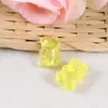 Gomitas de Animales Simulados Accesorios DIY Accesorios para Fundas de Teléfono Móvil de Crema Material para Pendientes Animal de Gominola de Resina