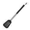 Pinza para bistec de sartén antiadherente acero inoxidable 430 pinza para barbacoa silicona resistente a altas temperaturas pinza para alimentos de 12 pulgadas