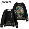 Nuevo suéter estampado para hombre de comercio exterior transfronterizo China Fenglong Amazon AliExpress estación independiente