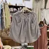 Shorts de algodão e linho estilo retrô de perna larga para mulheres, calças de verão leves e respiráveis de algodão e linho no joelho, soltas e versáteis, calças casuais de comprimento médio plus size
