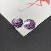 Conjunto de Joias Base Redonda 10 Folheada Escama de Peixe Acessório DIY Resina Strass Acessórios para Joias