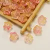 Cuentas de vidrio de pentagrama de meteorito, cuentas sueltas con agujeros horizontales, cuentas de estrella, accesorios para abalorios de pulseras y collares hechos a mano para DIY