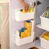 Película Conservadora para Porta de Armário de Cozinha Porta-armazenamento Caixa de Armazenamento Armário de Parede Interior da Porta do Armário Prateleira de Armazenamento para Geladeira Armazenamento Lateral
