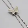 Cuerda de Piel Sintética Plateada Cadena de Metal Bolso Tejido a Mano Cierre de Cordón Hebilla de Resorte Mariposa Accesorios para Bolsos