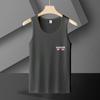 Chaleco fresco y guapo para hombre de verano, camiseta de manga corta moderna = chaleco deportivo de fitness para hombre, camiseta sin mangas