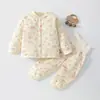 Conjunto de dos piezas fino acolchado de 40 g para bebé, cosido sin costuras, para otoño e invierno, Grado A, unisex, adecuado tanto para uso en interiores como en exteriores.
