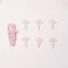 Ballet Francés Dulce Estilo Lazo Accesorios para Uñas Arte de Uñas Resina Piezas Pequeñas DIY Lazo de Cinta Decoraciones de Uñas Portátiles