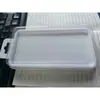 Embalagem da concha do telefone móvel nova caixa de embalagem transparente da tampa superior e inferior da tampa da bolha branca Fumei 7 polegadas da caixa plástica da concha do telefone móvel