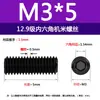 Tornillos de máquina sin cabeza con hexágono interior Kimi de alta resistencia grado 12.9 con extremo cóncavo y tope de alambre M2 ~ 16 tornillos de fijación