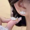 Nuevos Pendientes Populares de Flor y Perla 2026, Diseño de Nicho con un Toque de Lujo, Pendientes de Botón de Pétalo Ultra-Fairy de Lujo Ligero