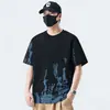 Enbu Transfronteiriça Verão Novo Camiseta Masculina Casual Versátil Tendência Jovem Gola Redonda Masculina Tamanho Grande Manga Curta Camiseta