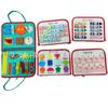 Montessori Early Education Learning Board Busy Board Amazon Europe and America New Sandwich Dressing Board DIY Teaching Aware Dressing Board