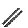 Corredera para Cajón Jiayu 4008 Personalizada Gabinete de Escritorio de Oficina Tres Rieles Silenciosos Riel Negro Herrajes para Muebles Corredera