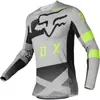 Uniforme de Baloncesto Traje de Descenso Zorro Traje de Ciclismo Top de Manga Larga Traje de Motocicleta Todoterreno de Verano para Hombre Camiseta
