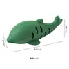 Brinquedo de Peixe de Silicone para Gatos, para Provocar Gatos, Durável para Mastigar, Esconder Petiscos, Alimentação Lenta, Autoentretenimento, Afiar os Dentes dos Gatos, Alívio do Tédio Brinquedo para Pet