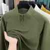 Moletom com Aquecimento Automático Masculino 2026 Outono/Inverno Novo Estilo Quente Espessado Gola Alta Camada Base Top de Fleece Roupa de Baixo