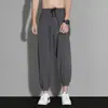 Verano Hielo Seda Delgado Deportivo Holgado Nuevo Hielo Seda Secado Rápido Casual Moderno Elegante Versátil Jogger Pantalones Casuales