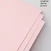 Material Floral Zhuo Xian Cartão Rígido 180g Espessado Modelagem Papel de Embrulho Material para Arte Floral Cor Sólida Papel de Embrulho para Buquê de Flores Frescas