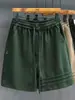 Diseño de Tres Barras Pantalones Cortos Casuales Deportivos de Gama Alta y Pesados Pantalones de Hombre Verano Pantalones Sueltos Pantalones Americanos