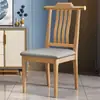 Venta Directa de Fábrica Nueva Silla de Comedor de Madera Maciza Estilo Chino Silla con Respaldo para el Hogar Silla Moderna Simple para Restaurante Hotel Comedor