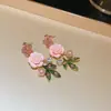 Pendientes vintage de estilo antiguo con aguja de plata, ligeros, de lujo, de gran sentido, estilo cortesano, joyería retro, venta al por mayor para mujer.