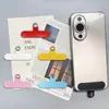 Clip para Lanyard de Teléfono Parche Adhesivo Transparente Almohadilla de Fijación Adhesivo Trasero de Tarjeta Pieza Conectora con Dibujo Animado