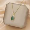 Colar aço titânio não desbota moda feminina simples colar feminino versátil Alta joalheria Acessórios Yiwu