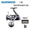 Rueda giratoria SHIMANO SHIMANO 21 TWINPOWER SW, con placa de hierro propensa a olas, rueda para pesca en barco