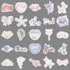 50 Pegatinas Coloridas de Sueño para Niñas, Pegatinas Dulces de Dibujos Animados Ins para Fundas de Teléfono DIY, Maletas y Cuadernos